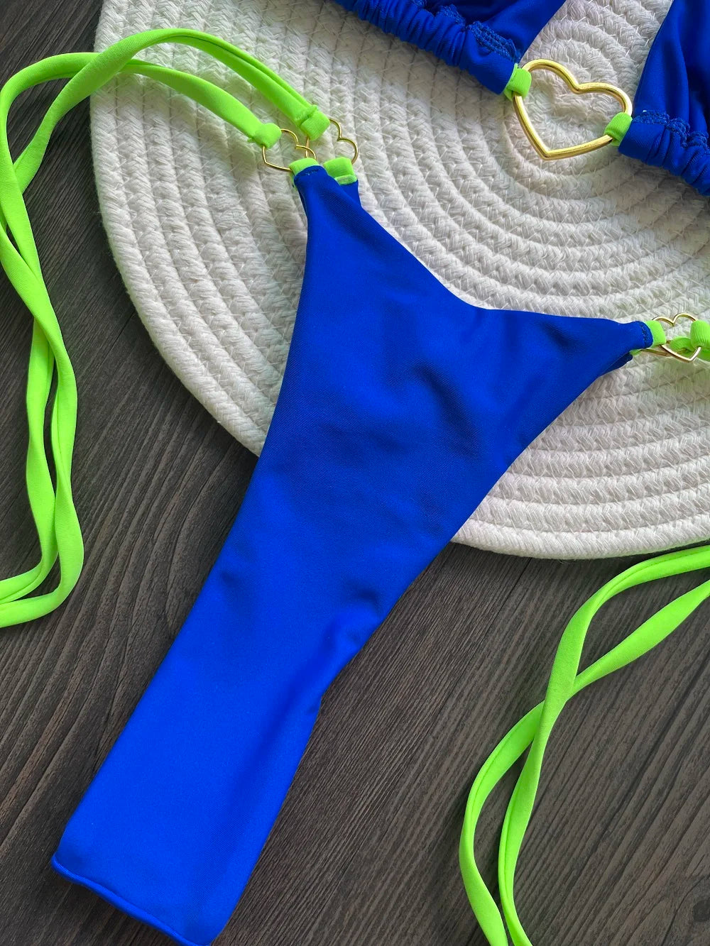 Ruotonsept sexy halter cor sólida conjunto de biquíni maiô feminino de duas peças triângulo tanga maiô biquinis brasileiros